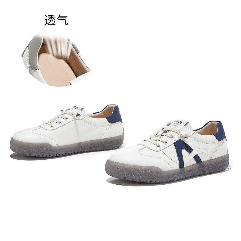

Leather little white shoes women s spring new thick-soled heightening women s shoes fashion versatile board shoes casual sports shoes women 35