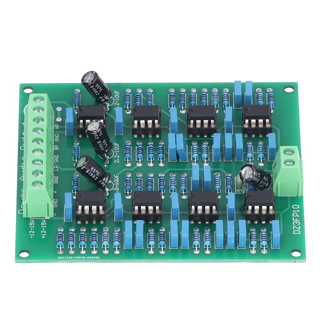 Preamp Module Preamplifier 3 Channel NE5532 Adjustable Treble Midrange Bass Output