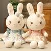 Cute Bunny Plush Toy Tianyuan Flower Cloth Dress Rabbit Princess