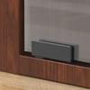 2Pcs Metal Glass Door Pivot Hinge Mirror Support Hook Accessories Concealed Hinges No Punching Multifunction Cabinet Clamp Hinge
