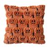 Halloween Pumpkin Plush Pillow Covers Soft Halloween Decor For Sofa Couch Bed Living Room Square Throw Pillow Cases 45X45cm