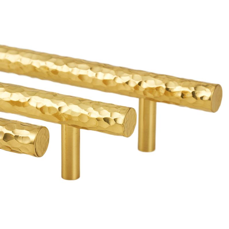 Modern Solid Brass Pull Handle Factory Furniture Door Hardware Decorative Cabinets for Kitchen & Bedroom Dresser Usage