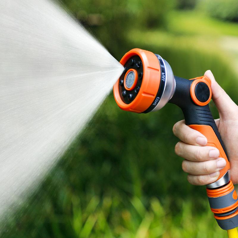 Heavy Duty Multi-Mode Spray Gun, Adjustable Garden Hose Nozzle, Ergonomic Grip, Suitable For Car Cleaning And Garden Watering