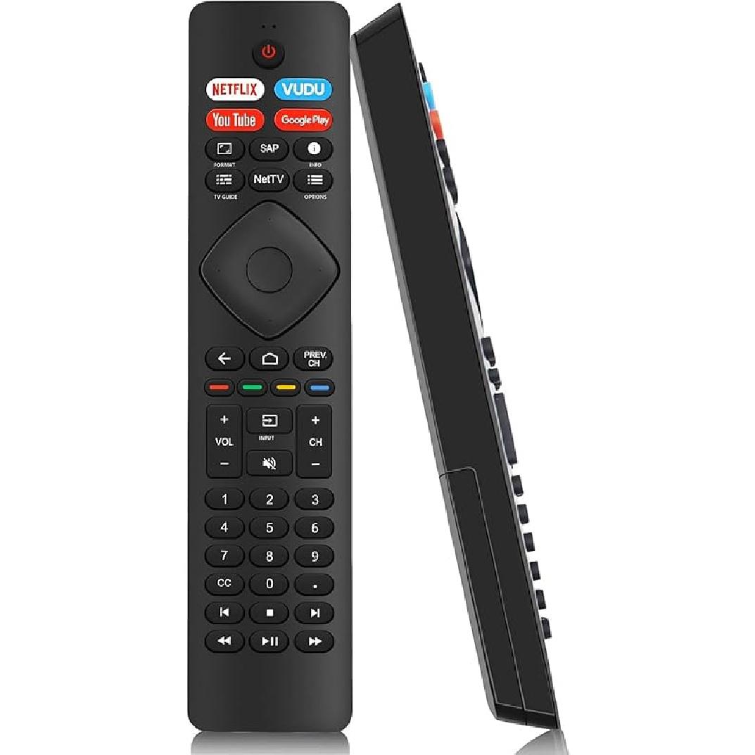 

Замена пульта дистанционного управления подходит для всех Android 4K Smart TV, LED, LCD, HDTV, 3D, UHD телевизоров Philips, 43PFL5766/ F7 50PFL5704/ F7 55PFL5604 Philips tv remote
