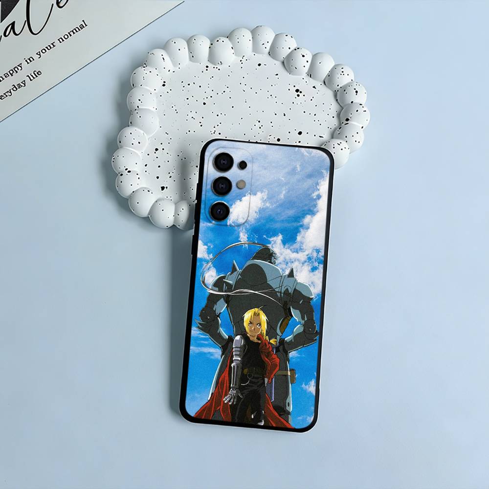 F-A-Fullmetal -Alchemist Phone Case For Samsung S25,S24,S21,S22,S23,S30,Ultra,S20,Plus,Fe,Lite,Black Soft Silicone