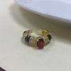 Ring Adjustable Fashionable With Unique Geometric Design For Womens Chic Style