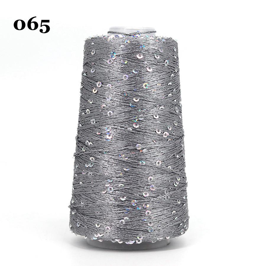 Sequin Cotton Yarn: 50g Fancy Skein for Hand & Machine Knitting
