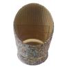 Sparkling Rhinestone Makeup Brush Storage Box Rotating Pencil Holder Desktop Storage Tool Organizer 3 Slots Bathroom Storage