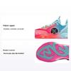 Li Ning All City 12 Fashion Versatile Non-Slip Wear-Resistant Lightweight Rebound Low-Top Basketball Shoes Kids Basketball Shoes Red Blue YKBU020-3