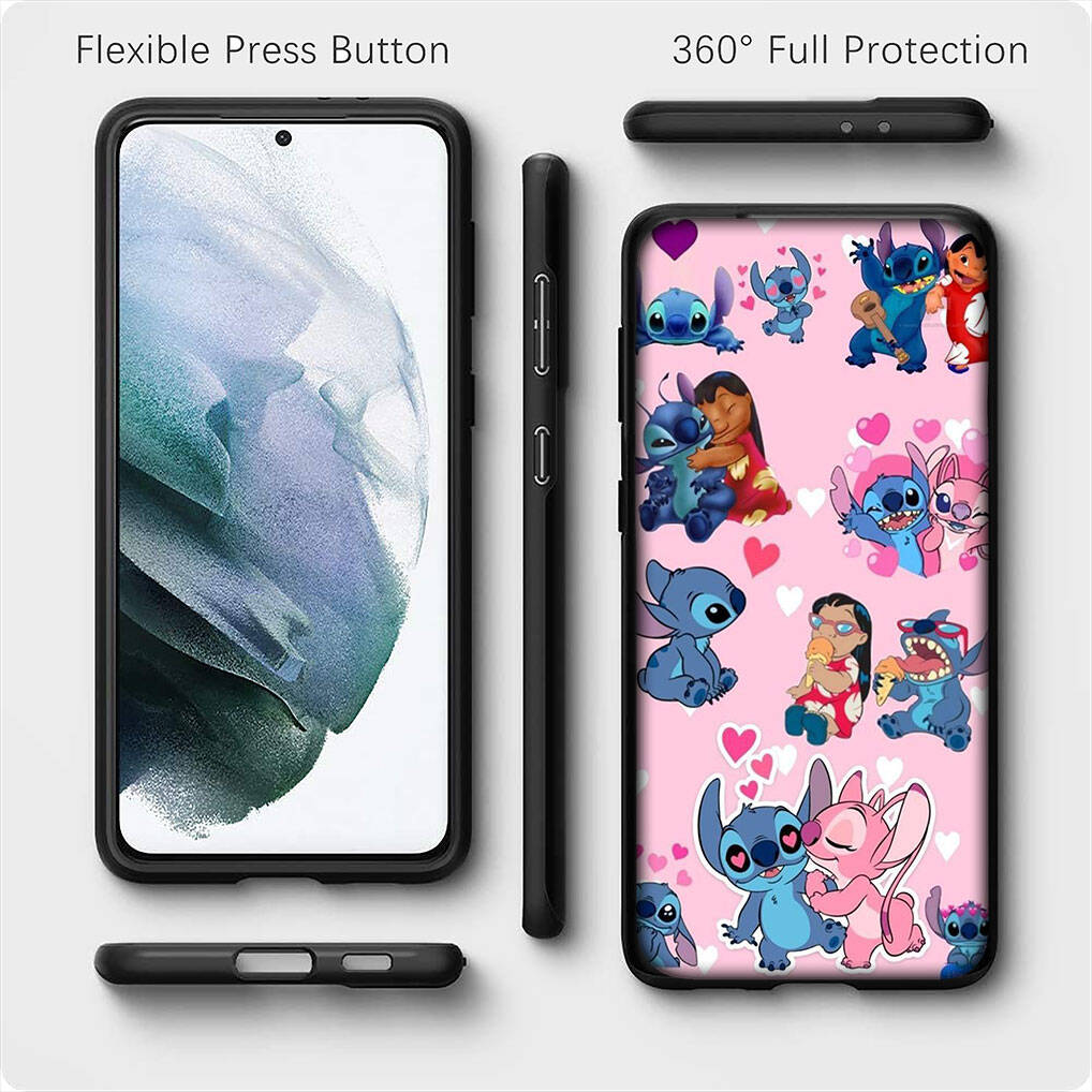 for iPhone 17 16 15 Xiaomi Poco F7 F8 X7 X6 C85 C75 C71 M8 Redmi Note 14 13 12 11 Pro Max 14C 13C 15C A3 A4 Phone Case Lovely Lilo Comics Stitch Cover