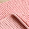 Absorbent Bath Rug Non-slip Living Room Carpets Household Chenille Bathroom Mat  Bedroom