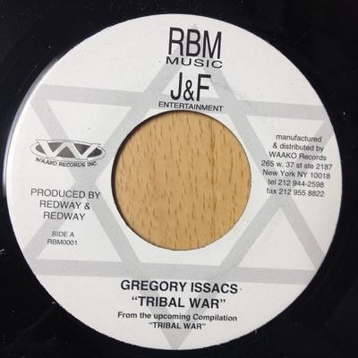 7inch Record GREGORY ISAACS / SINGING MELODY - Tribal War / Rain From The Sky RBM001 RBM Music US Reggae, Ska & Dub Used