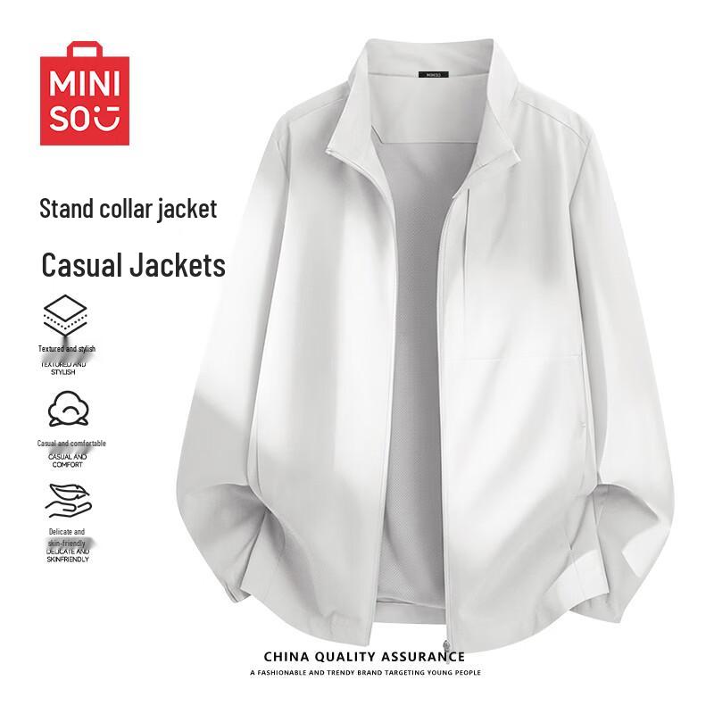MINISO Men's Stand-Collar Casual Jacket