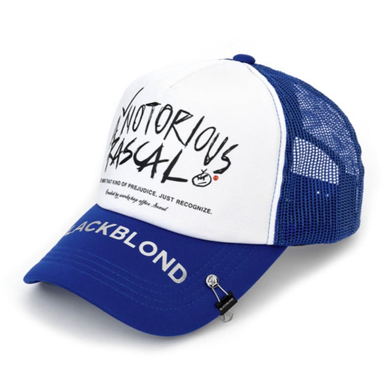 

BLACKBLOND BBD Rascal Trucker Mesh Cap (Blue) FREE