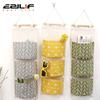 Cotton and Linen Waterproof Storage Hanging Bag, Hanging Multi-layer Hanging Bag, Fabric Door, Miscellaneous Storage Bag