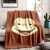 Curious George Theme Blanket Suitable For The Sofa Camping And Travel Made Of Soft Flannel Material An Ideal Gift For Occasions Such As Birthday