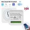 Tuya Smart Wireless Switch 16A 2 Way Remote ControlSwitches Mini Smart Breaker Smart Life Work Control Support Alexa Google Home