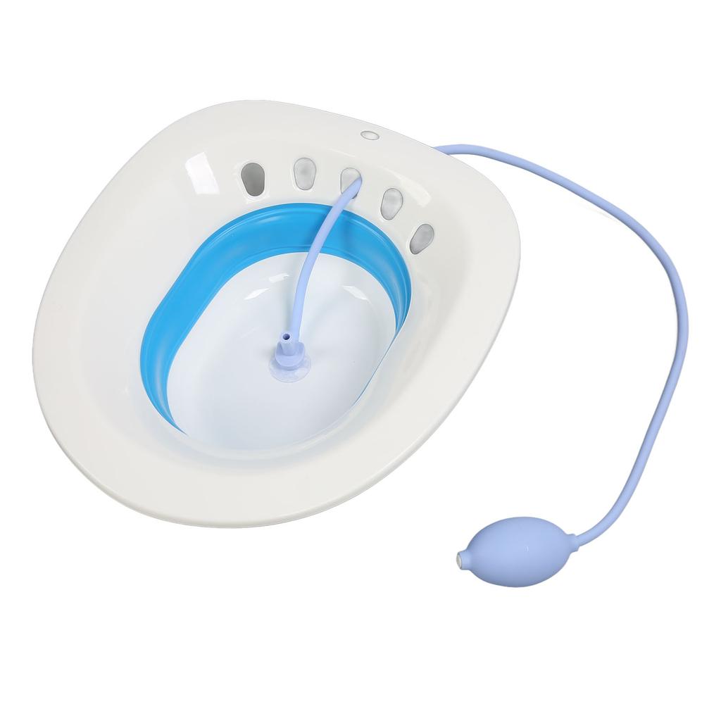 Sitz Bath pieghevole multifunzionale PP silicone sedile del water Sitz Bath per emorroidi cura post-partum