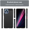 For T-Mobile T Phone 5G/REVVL 6 5G/REVVL 6x 5G Case Soft TPU Carbon Fiber Texture Phone Cover