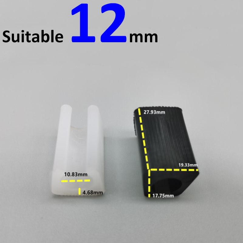 8 bucăți din plastic, picioare pentru scaune, antiderapante, tip U, clemă pentru țeavă, acasă, birou, masă, scaun, picioare, capac, mute, podea, tub de protecție