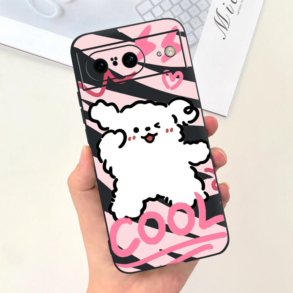 For Google Pixel 8 Pro Case GC3VE G1MNW Soft Silicone Rubber Protector Cover For Google Pixel 8 8A Bumper Pixel8 8Pro Phone Case