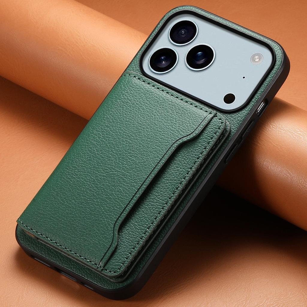 Pu Leather Phone Case for iPhone 17 Pro Max 16e 17Air 16 Pro 15 Plus 14 13 12 11 Xs Xr 8 7 Se3 Magnetic Card Holder Wallet Cover