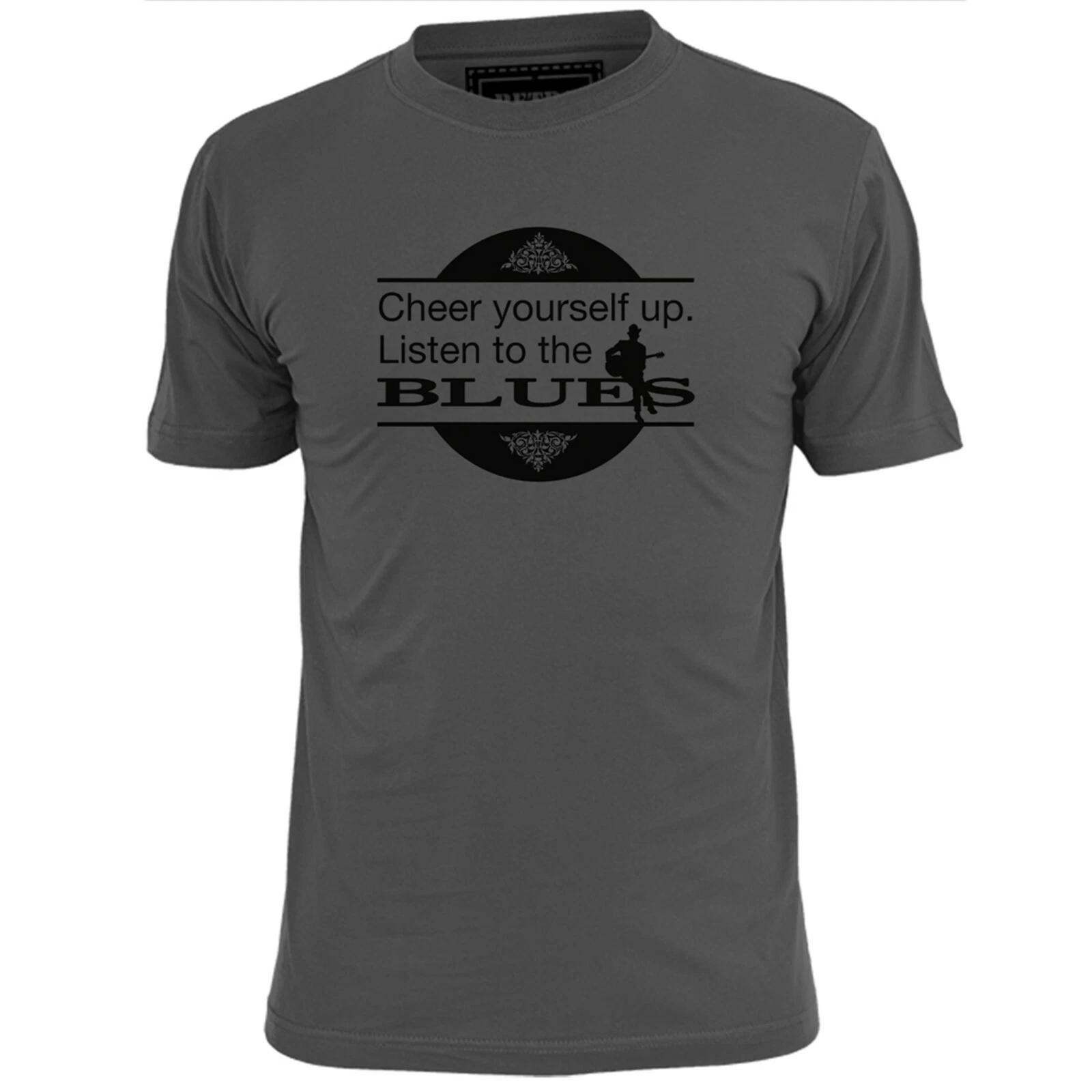 Mens Cheer Up And Listen To The Blues T shirt Howlin Wolf Muddy Waters B B King M