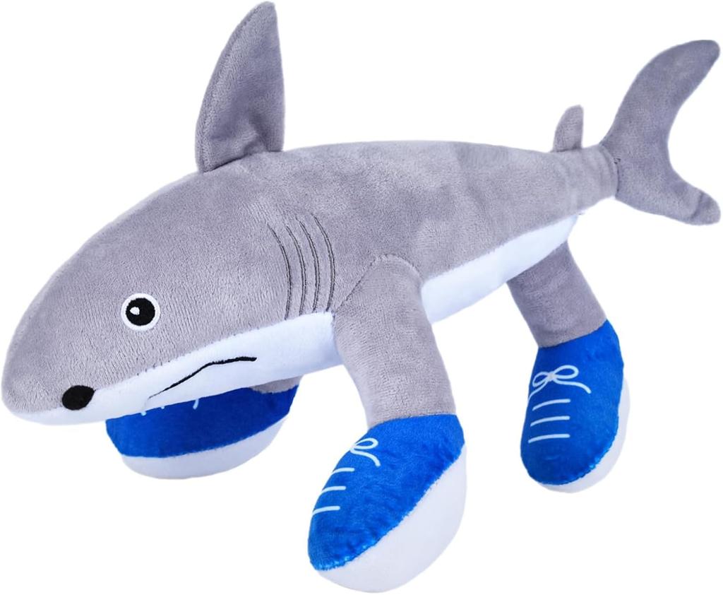 Italian Brainrot Plush Toy, Tuntun Tun Saful, Brainrot, Internet Meme, Internet Anime, Decoration, Birthday Gift, Christmas Gift (Shark Tralala)