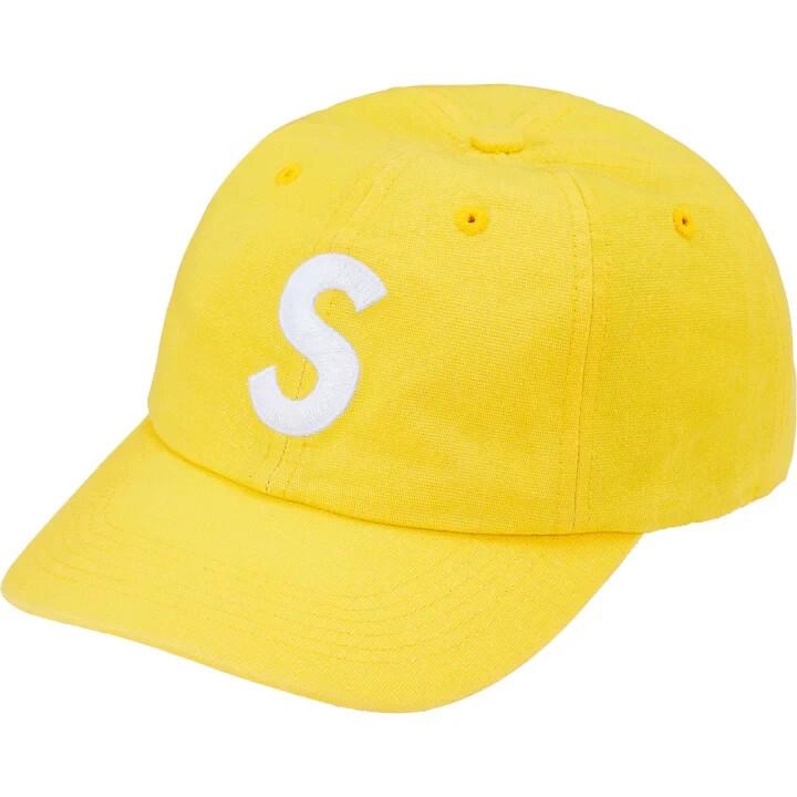 Supreme Cordura Denim S Logo 6-Panel Yellow One-Size
