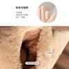 Student women's down cotton thickened cold-proof cute gloves women's season warm