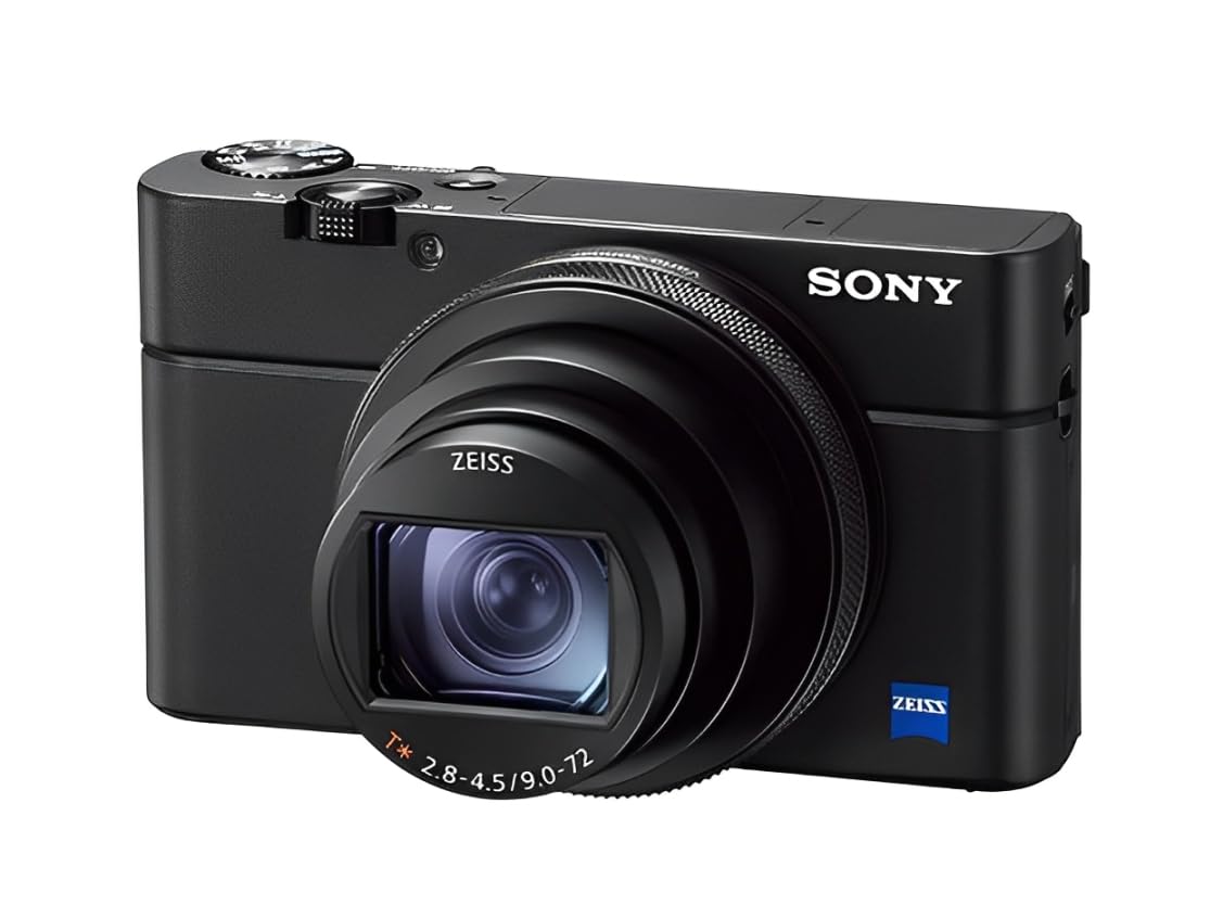 

SONY RX100VII Compact Digital Camera with Shooting Grip Kit Pack 1 Stacked CMOS 8x Optical Zoom Tilt LCD 4K Video Cyber-shot (Includes Grip VCT-SGR1, чорний