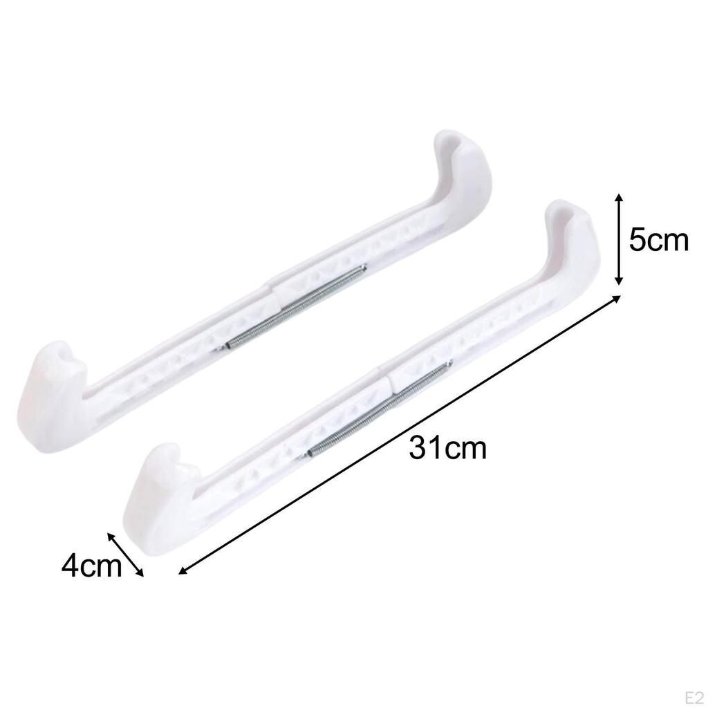 2 szt. Pokrowce na ostrza łyżew figurowych Regulowane Ochraniacze do chodzenia na trening