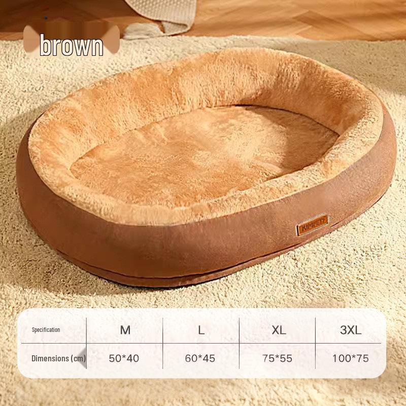 Year-Round Removable & Washable Dog Bed - Cozy Winter Warmth, Perfect for Small & Medium Dogs and Cats