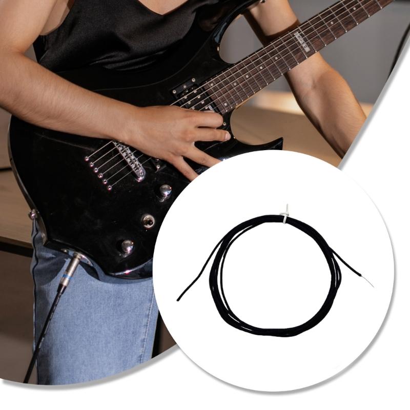 Heavy Type Instrument Cable Copper Core For Signal Loss Anti Statics Shielding Cotton Wrap with Electric Guitars