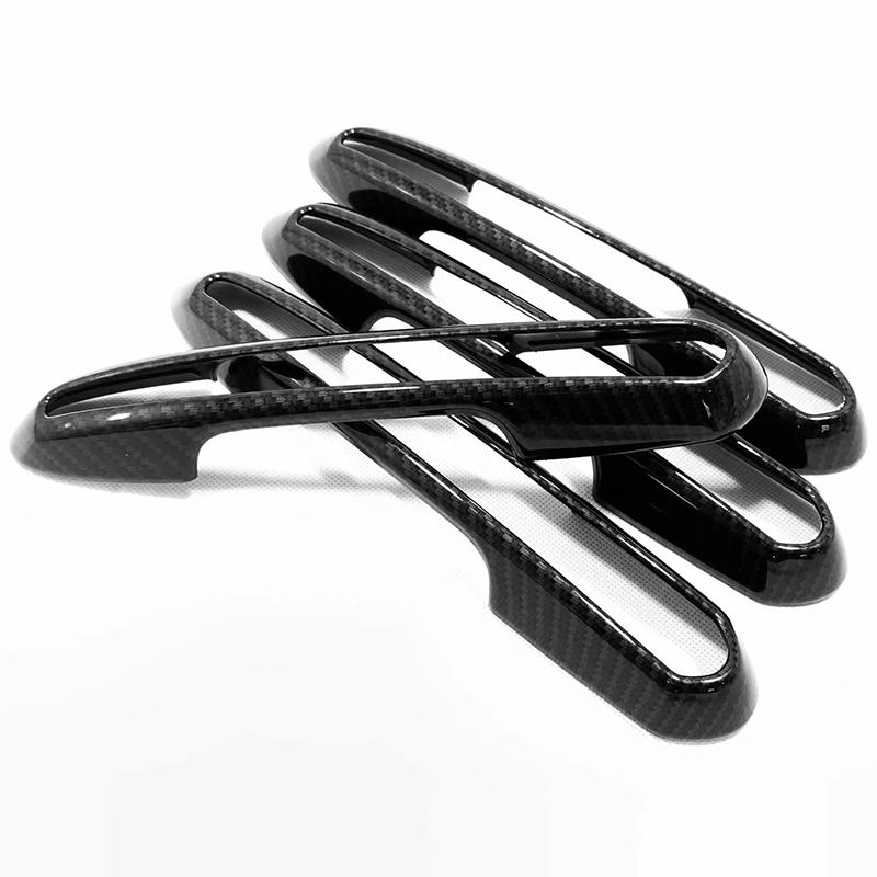 Acoperiri pentru mânerele ușii laterale Autocolante pentru modelare pentru Toyota Highlander Kluger -2022 ABS Car Styling