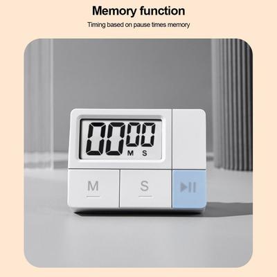 Plast kök elektronisk timer LCD-display mini nedräkning väckarklocka multifunktionell matlagningstajmer larminställning