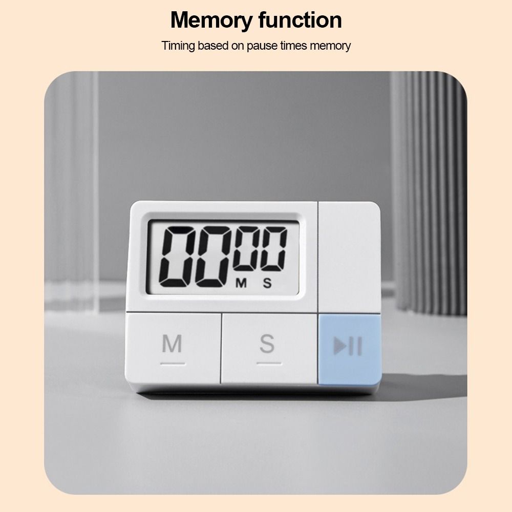 LCD Display Cooking Timing Tool Mini Sleep Stopwatch Useful Countdown Alarm Clock Cooking Timing