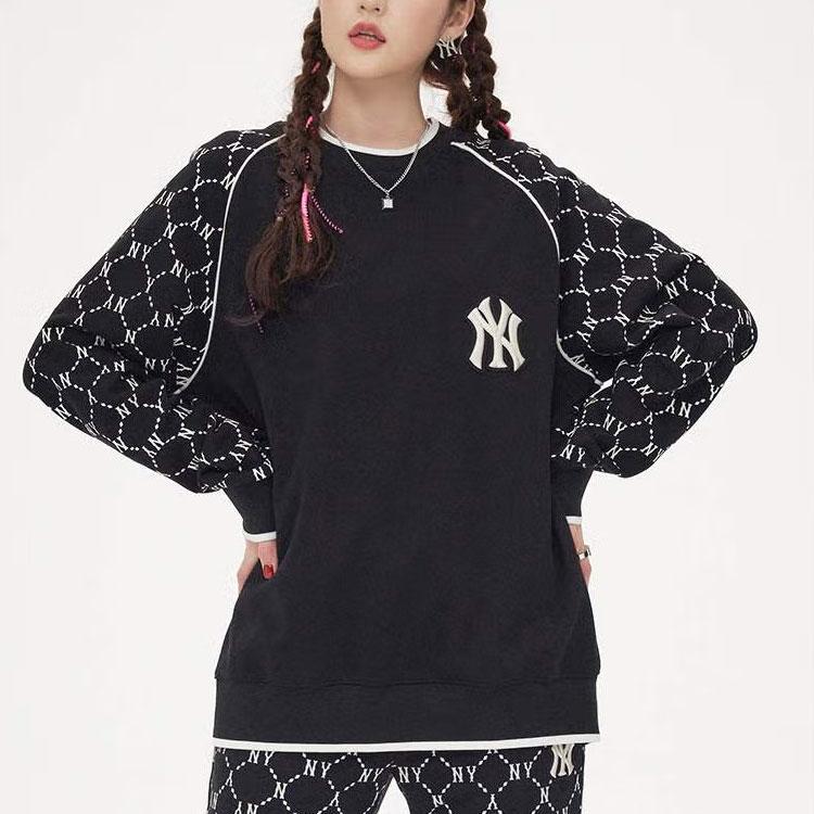 New MLB Presbyopia Sweatshirts Unisex Black 3AMTM0814-50BKS