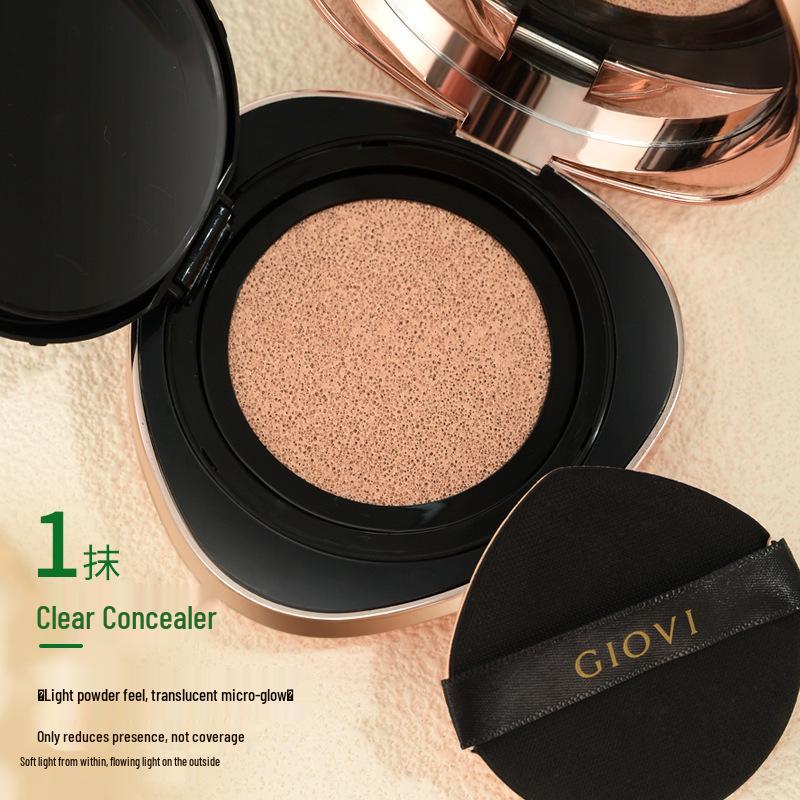 Emerald Hydrating Oil-Control Cushion Cream - Long-Lasting, Waterproof, Sweatproof, No Caking BB Cream.