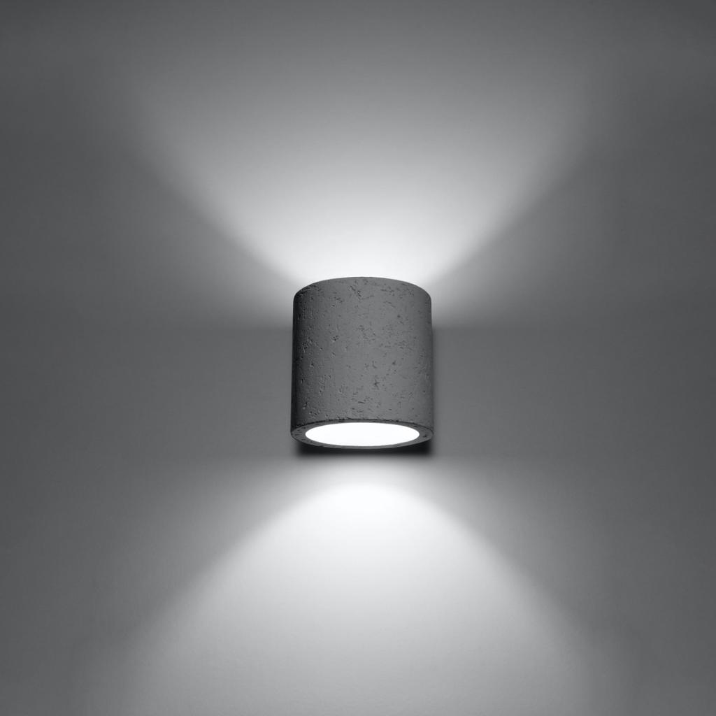 Kinkiet Amero 1 G9 Szary Beton Lumilo 04.414.86