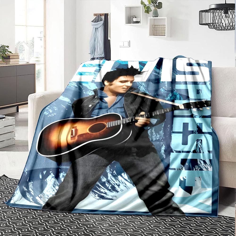 Elvis Presley Blanket Soft Warm Cozy Suitable For Office Bed Office Chair For All Occasions Stylish Decor Gift For Travel Home Birthdays
