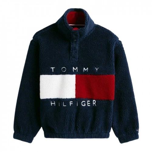 Tommy Hilfiger Sudadera de Forro Polar Heritage para Niños/Niñas