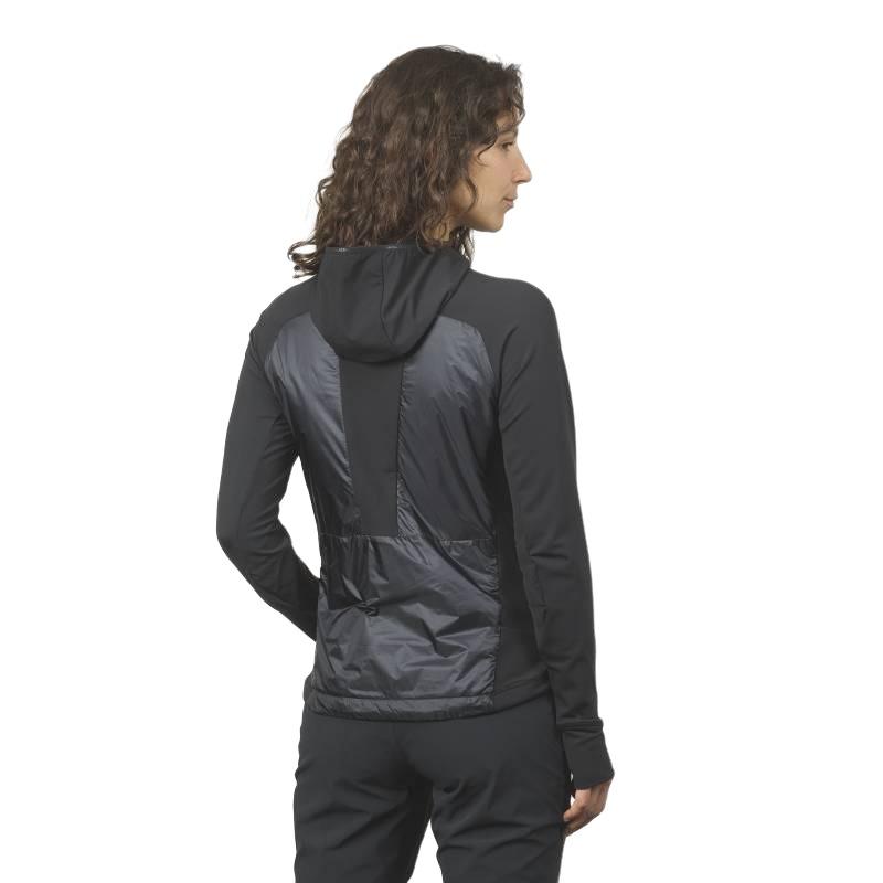 Salomon Warm Hooded Breathable Jacket Women jackets Deep-Black LC2108600