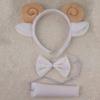 Kids Animal Costume Sheep Ears Headbands Bowtie,Tail,Tutus Glove 1/3/4/5pcs