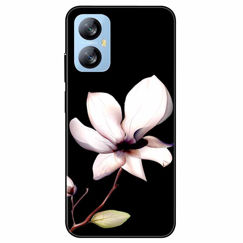 Für Blackview A52 Pro Hülle Handyhülle Stoßfeste Schwarz lackierte TPU Hülle für Blackview A52 Pro Silikon Weicher Bumper A52Pro Süß