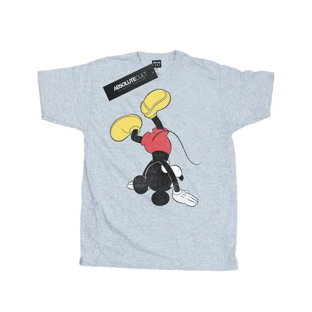 Disney Herren Mickey Mouse Auf dem Kopf T-Shirt