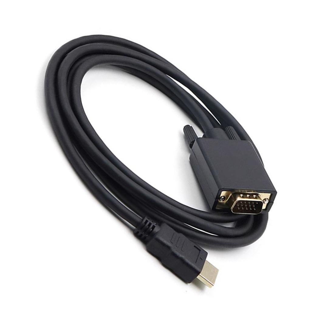 Adapter Cord HDMI-compatible To VGA Cable 1080P@60Hz Male To Male High Speed Monitor Cable To Connect Computer Laptop PC