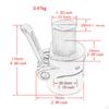 Aluminum Alloy Folding Electric Pole Base, Cycling Accessory, Outdoor Rod Replacement