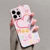 Love Heart Phone Case for iPhone 17 16e 16 15 14 13 12 11 Air Pro Max XS XR XSMax 6 7 8 Plus Glossy Film Hard PC Cover