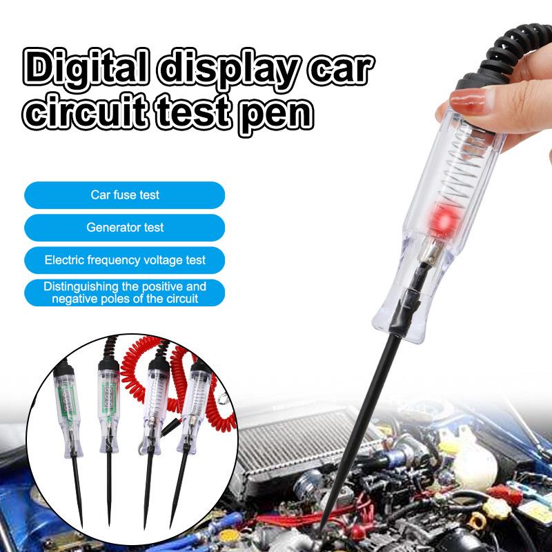 Dc Voltage Continuity Tester Car Test Auto Light Tool Circuit Lead Probe Pen Bulb Automobile Diagnostic Tools